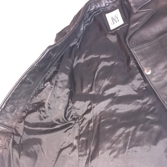 Black Leather Jacket ‘80s Vintage - Picture 8 of 10